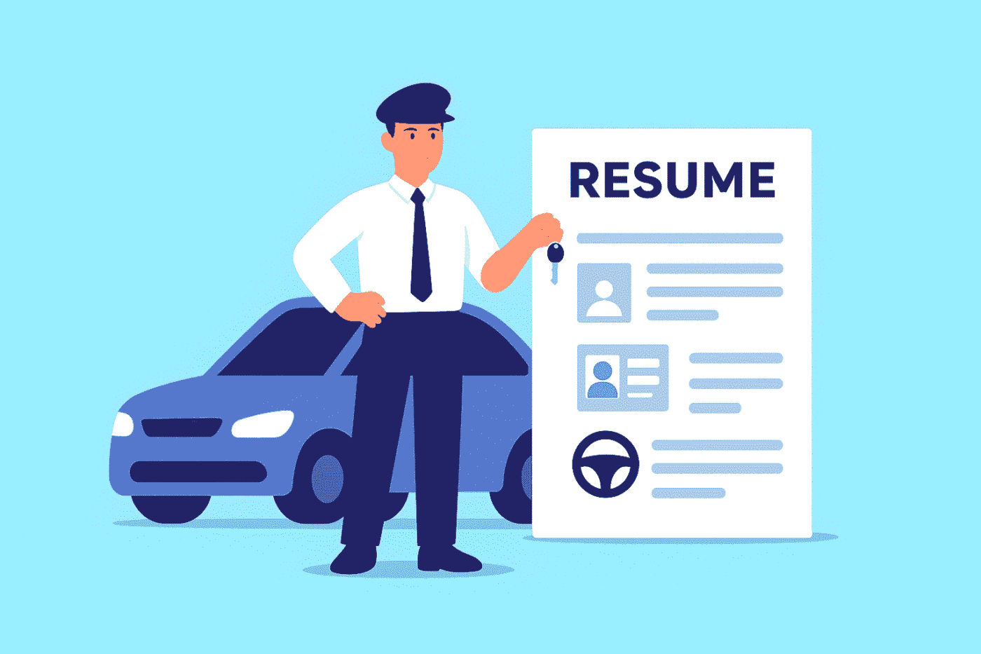 लाइट और हेवी ड्राइवर के लिए परफेक्ट रिज़्यूमे कैसे लिखें